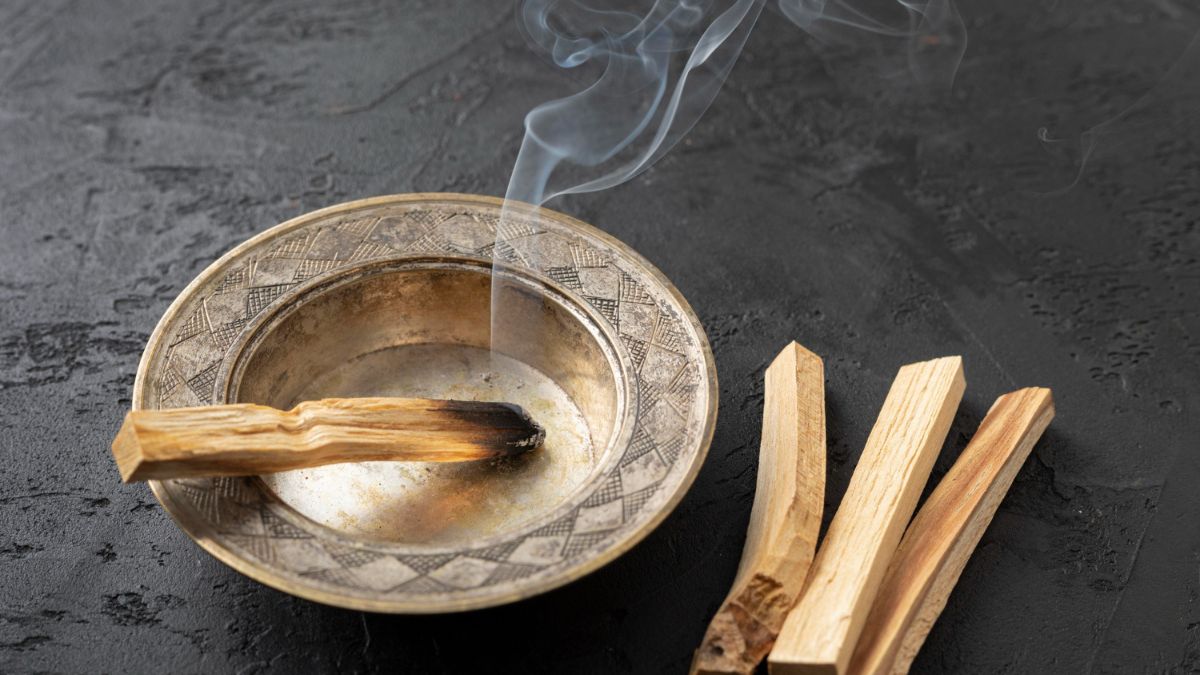 palo santo na limpeza da energia da casa